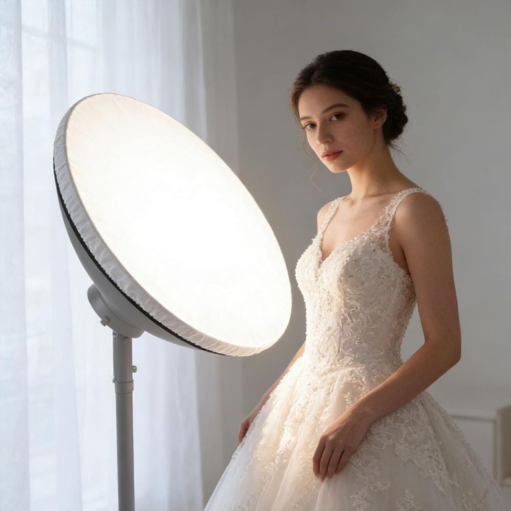 Beauty Dish 55Cm - New White Soft Light Diffuser Sock