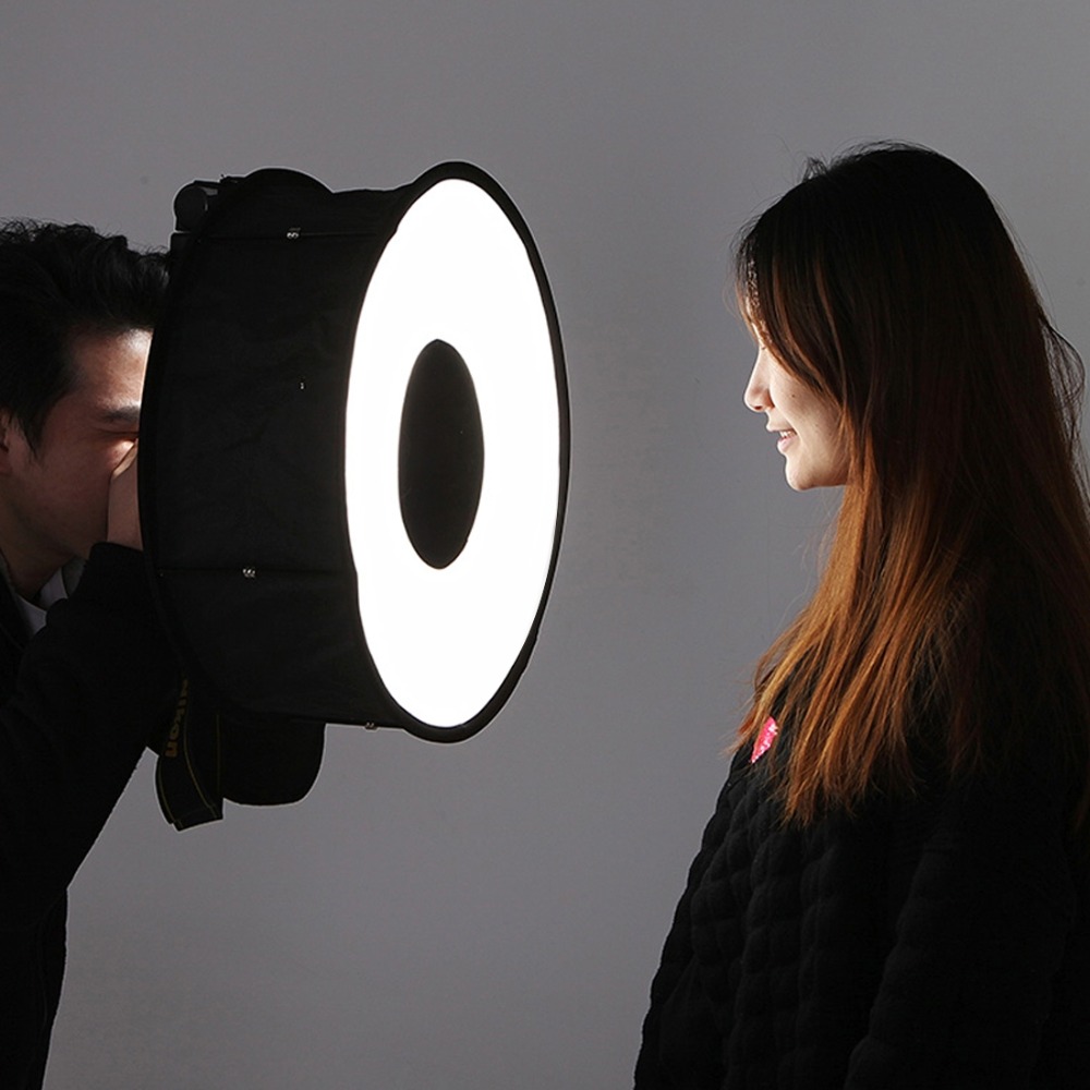 Photography Lighting Softbox - 45cm Ring Softbox Speedlight Round Style