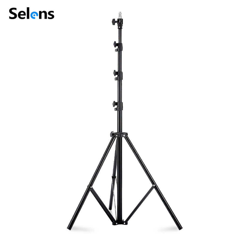 Photography Lighting Product - Selens 2.2~3.95m Air-Cushion Light Stand Aluminum