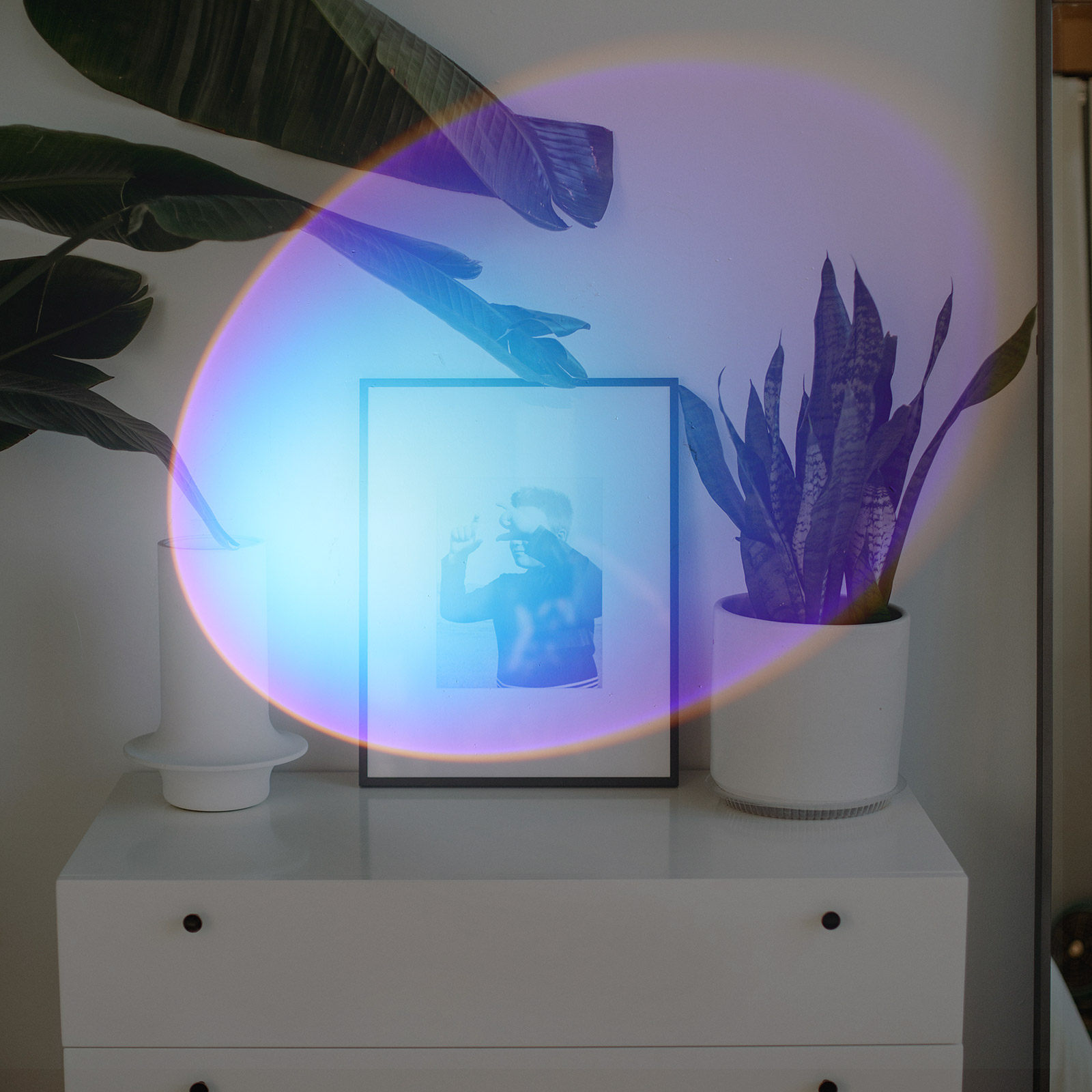 1Set Sunset Projection Lamp Cr - огляд і ціна Photography Lighting Layout