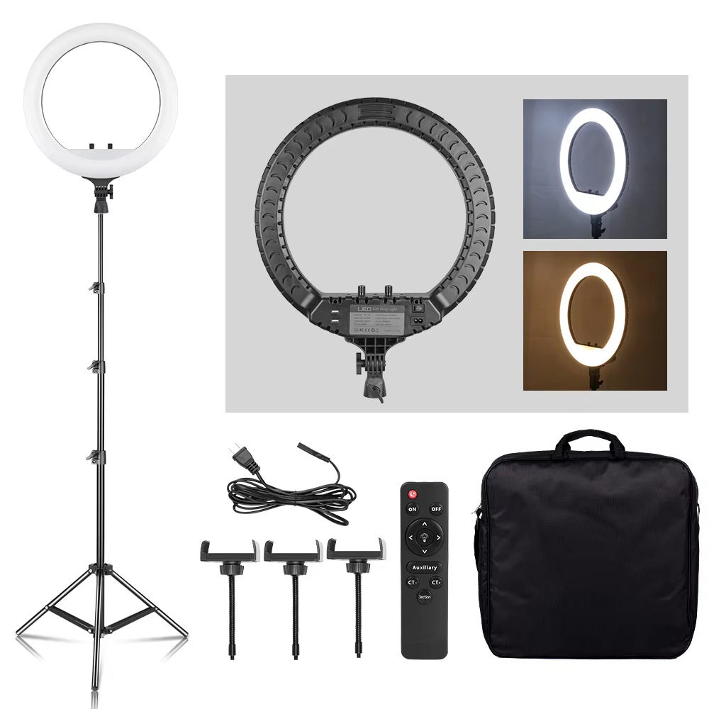 SH 18 Inch Knob Ring Light LED - огляд і ціна Photography Lighting Youtube