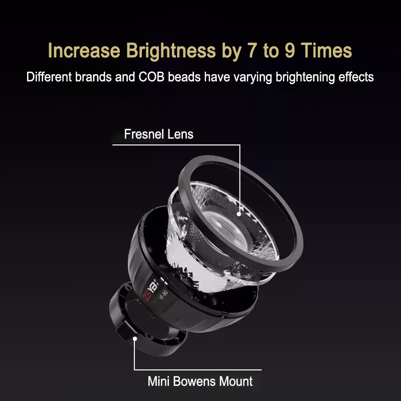 Fresnel Lens Spotlight Mini Bo - огляд і ціна Beauty Dish 55Cm