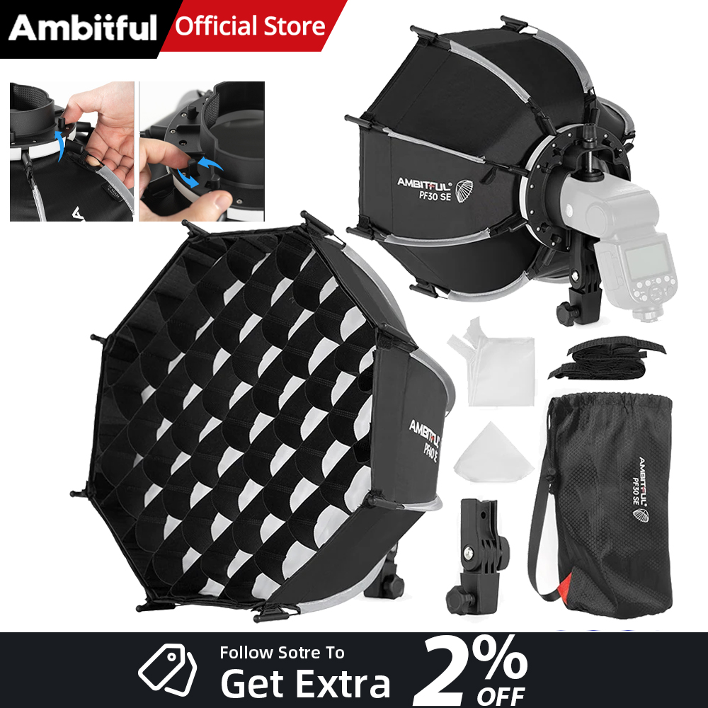 AMBITFUL PF30/PF40 30cm /40cm  - огляд і ціна Photography Lighting Softbox