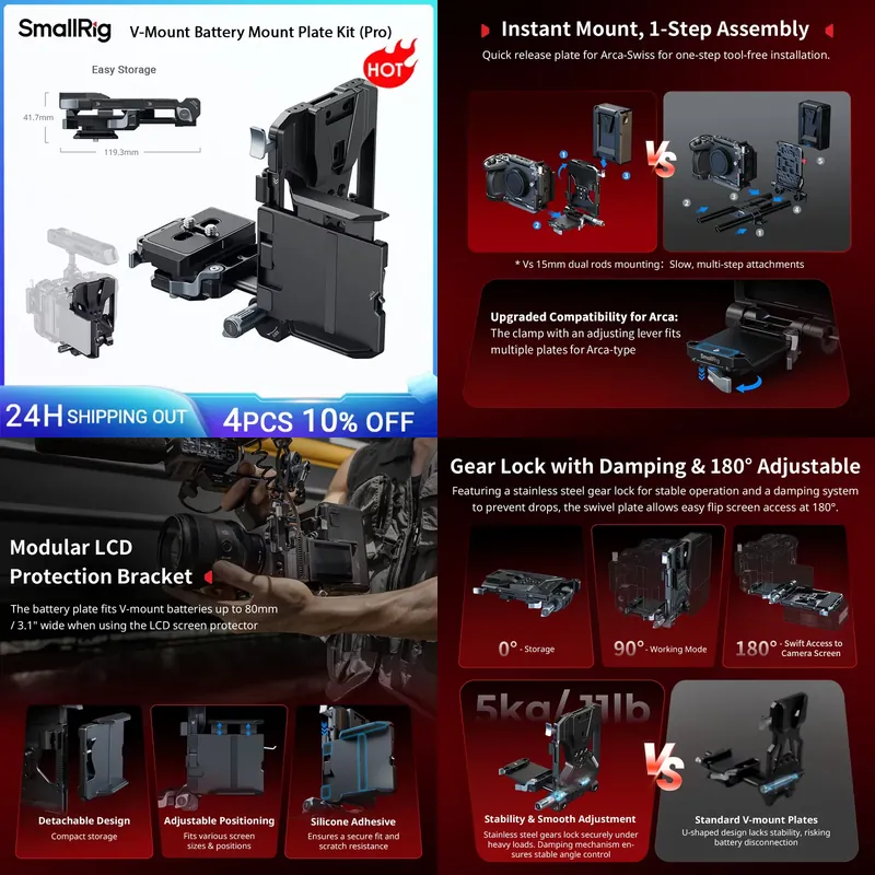 Brand For SmallRig V-Mount Bat - огляд і ціна V Mount Battery