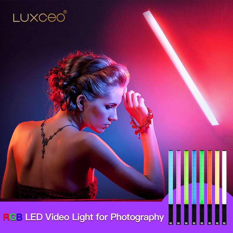 LUXCEO Q508A Handheld RGB Vide - огляд і ціна Photography Lighting Youtube