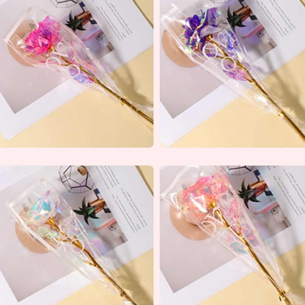 Glowing Gold Foil Rose Flower  - огляд і ціна Photography Artificial Lighting