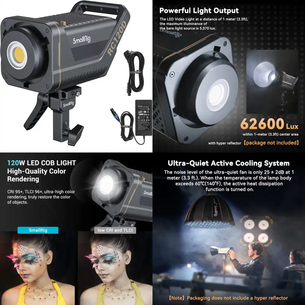 SmallRig RC 120D 120W COB LED  - огляд і ціна V Mount Battery