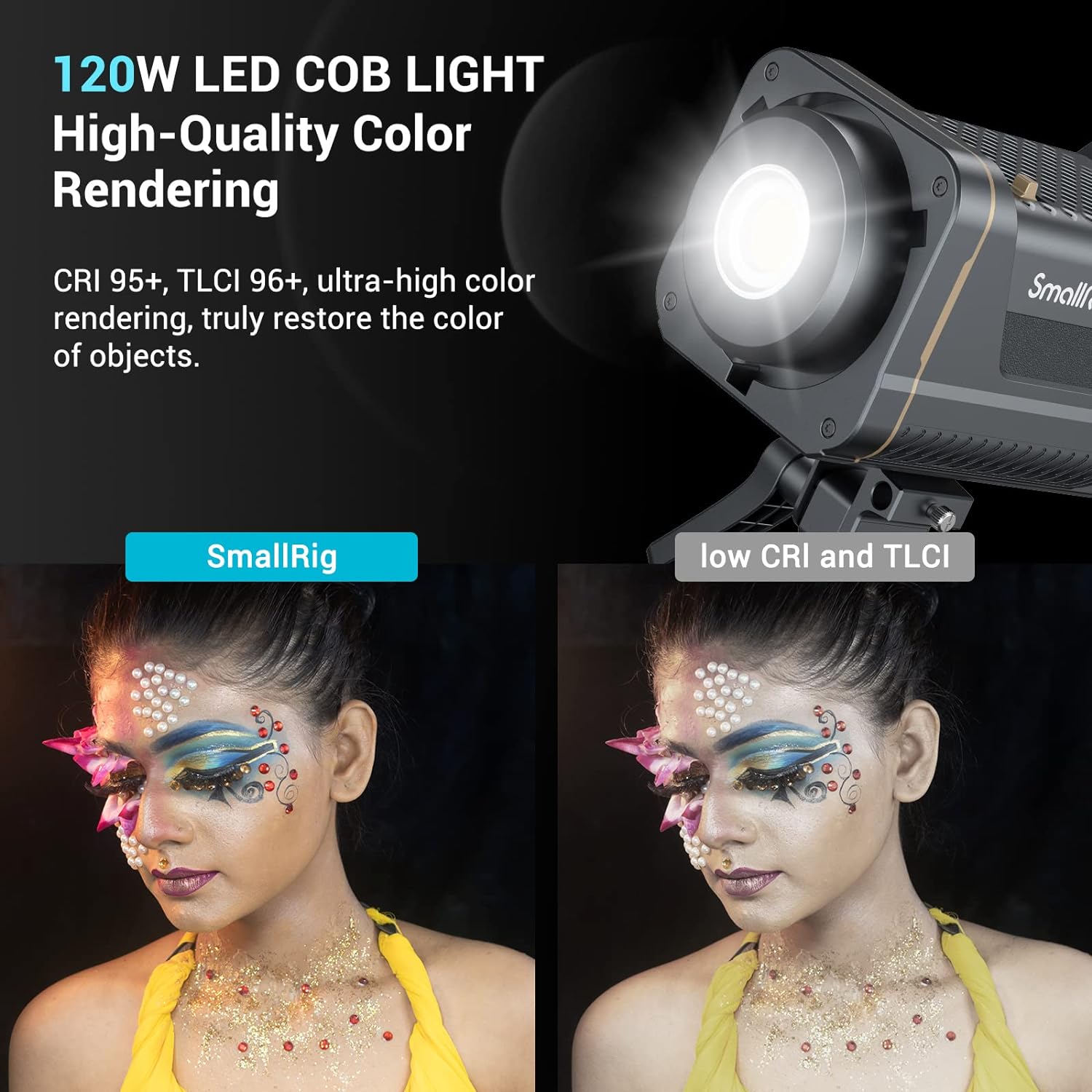 SmallRig RC 120D 120W COB LED  - огляд і ціна V Mount Battery