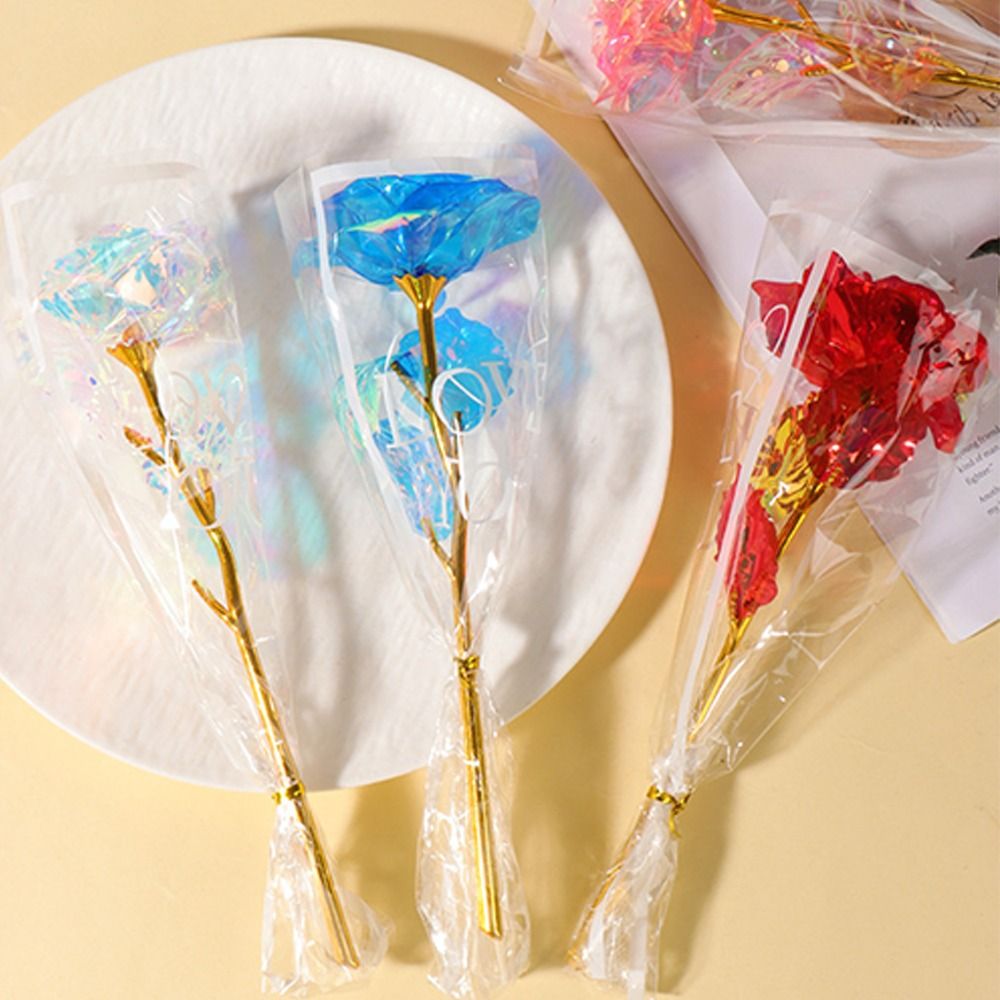 Glowing Gold Foil Rose Flower  - огляд і ціна Photography Artificial Lighting