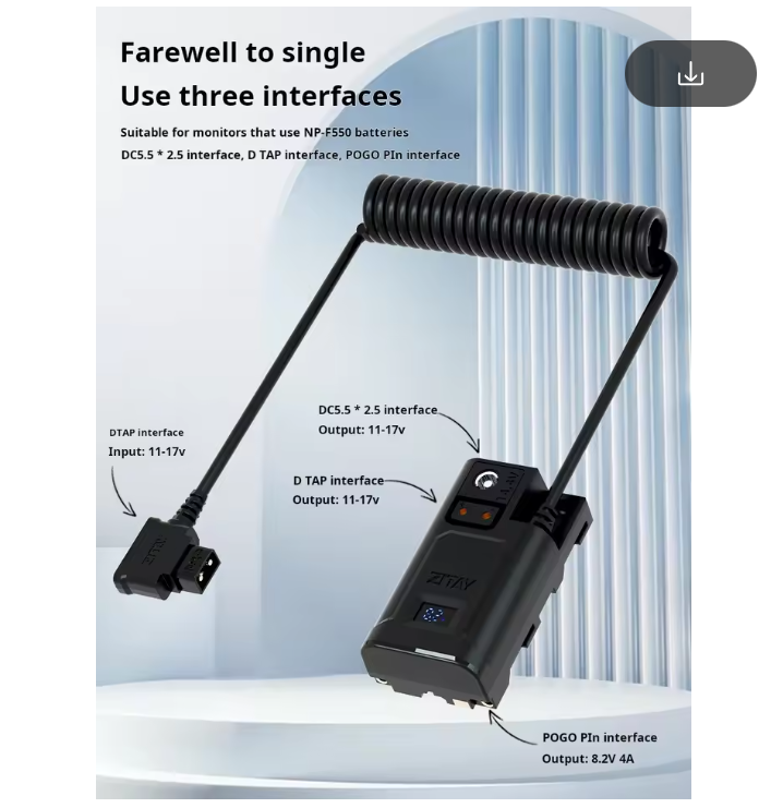 ZITAY D-TAP to NP-F550 Camera  - огляд і ціна Photography Lighting For Dummies