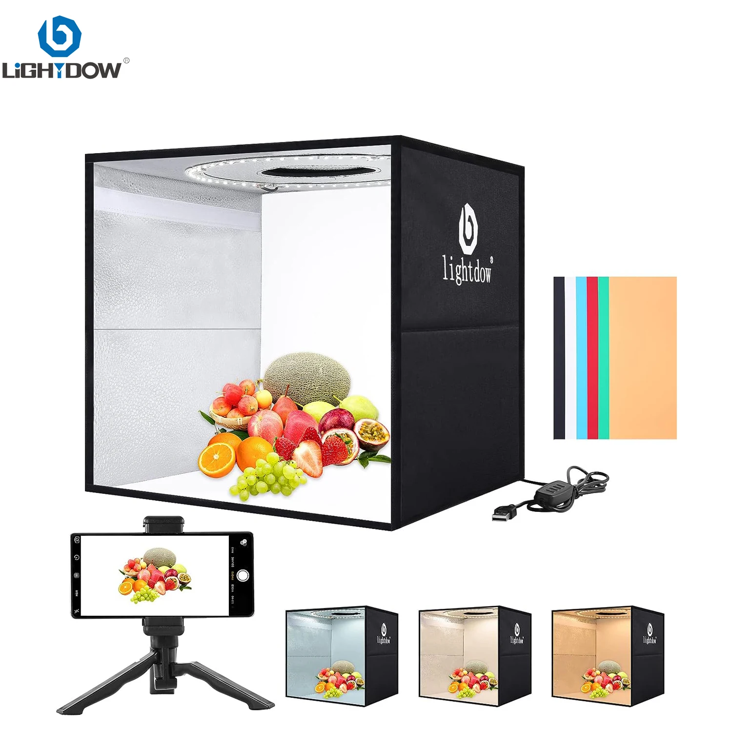 Lightdow Photo Studio Light Bo - огляд і ціна Photography Lighting And Backdrop Kits
