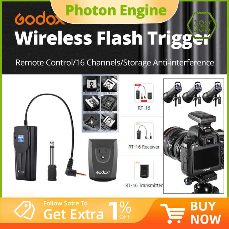 Godox RT-16 16 Channels Wirele - огляд і ціна Trigger Receiver Set