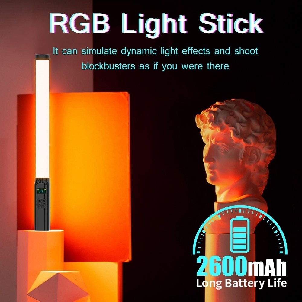 50CM RGB Stick Light Wand Ligh - огляд і ціна Photography Lighting Youtube
