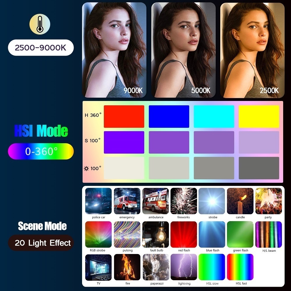 50CM RGB Stick Light Wand Ligh - огляд і ціна Photography Lighting Youtube