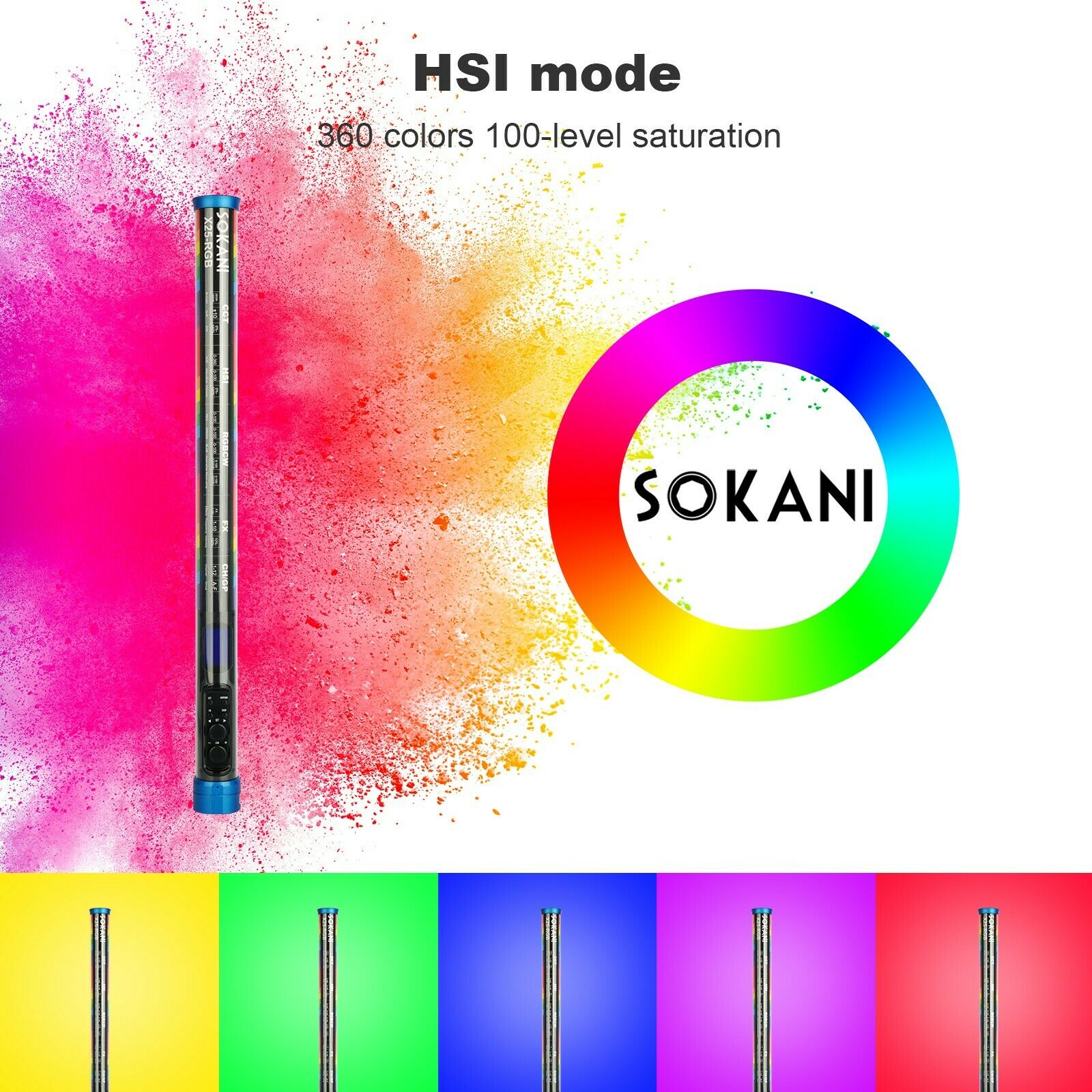 Sokani X25 RGB LED Video Light - огляд і ціна Photography Lighting Youtube