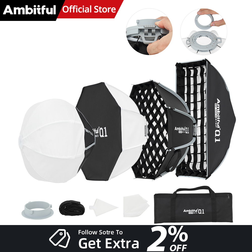 AMBITFUL Q1 Mini Bowens Mini G - огляд і ціна Beauty Dish 55Cm