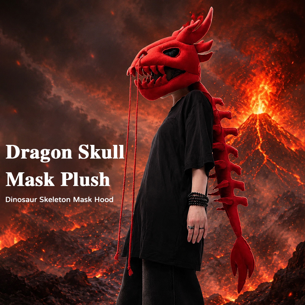 Dragon Skull Spine Plush Hood  - огляд і ціна Photography Lighting Design