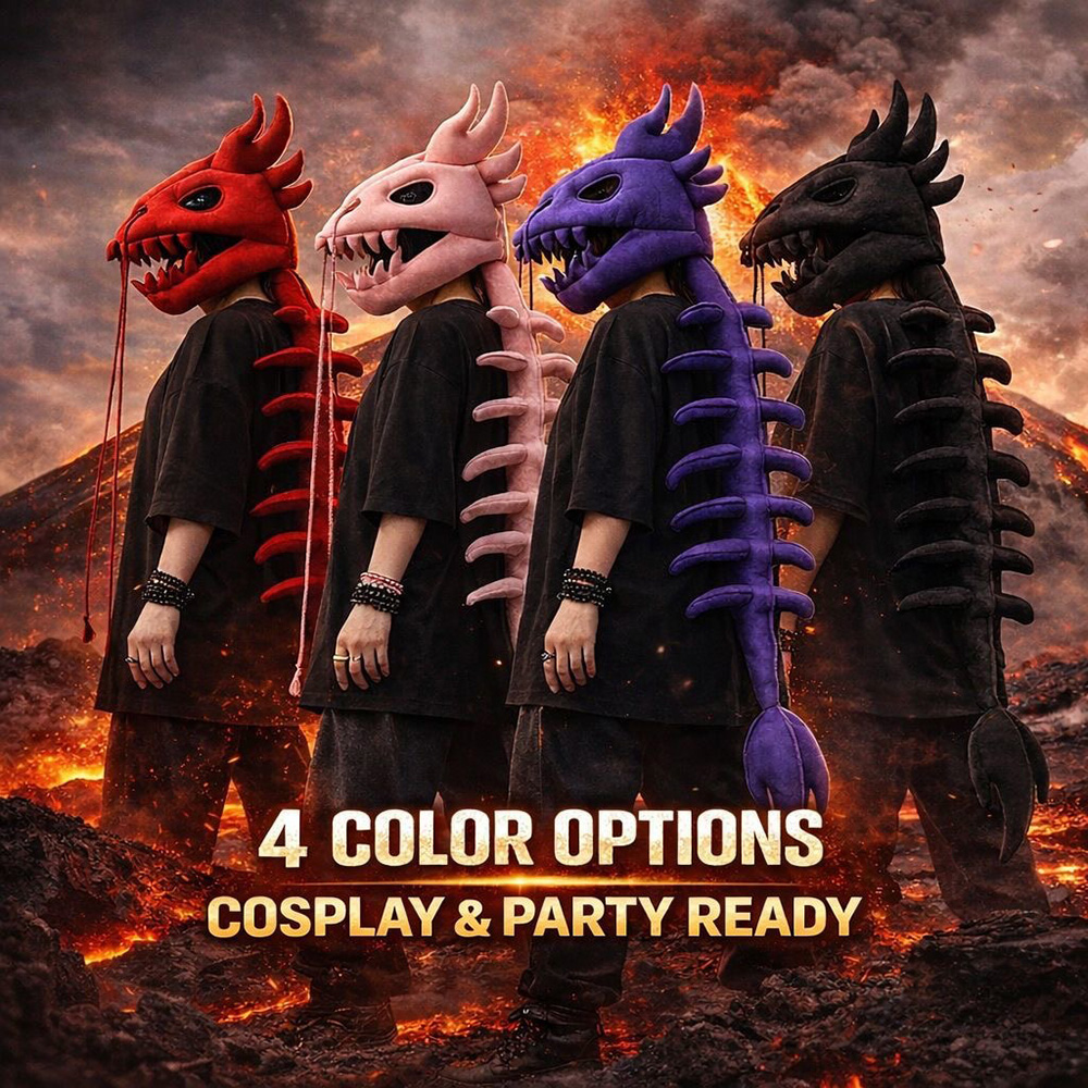 Dragon Skull Spine Plush Hood  - огляд і ціна Photography Lighting Design