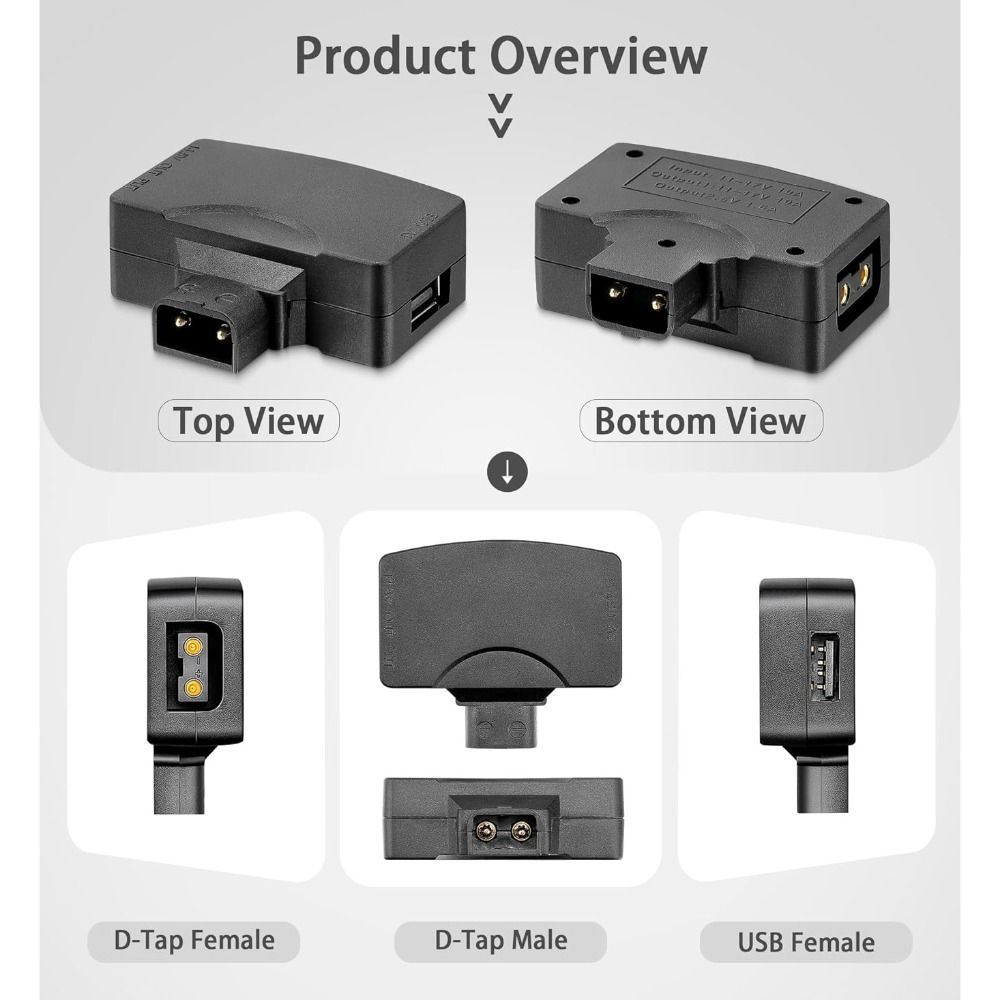 11V-17V D Tap to USB Adapter 5 - огляд і ціна V Mount Battery