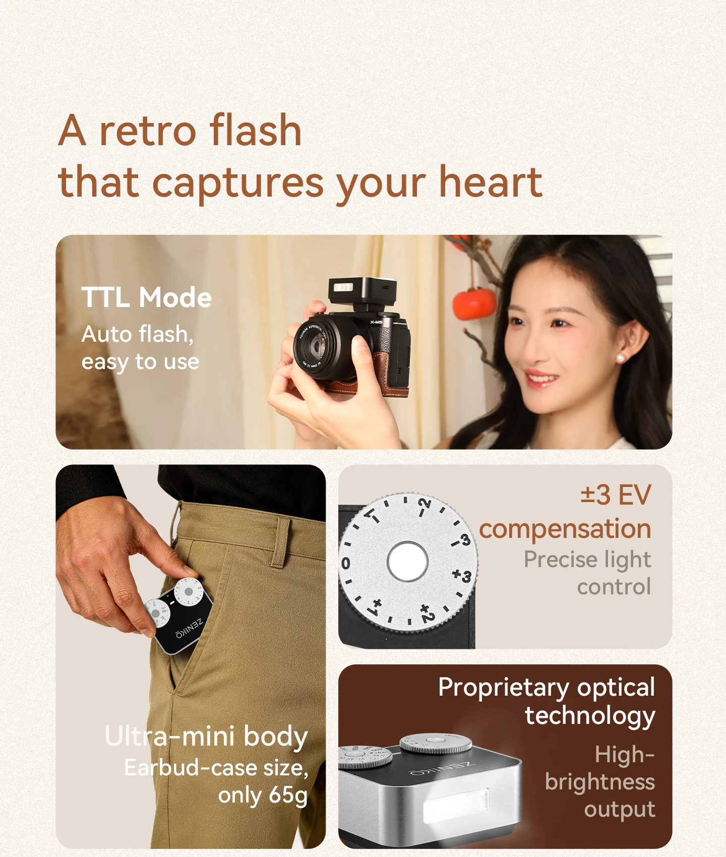 ZENIKO ZT12 Compact Retro TTL  - огляд і ціна Photography Lighting Brand