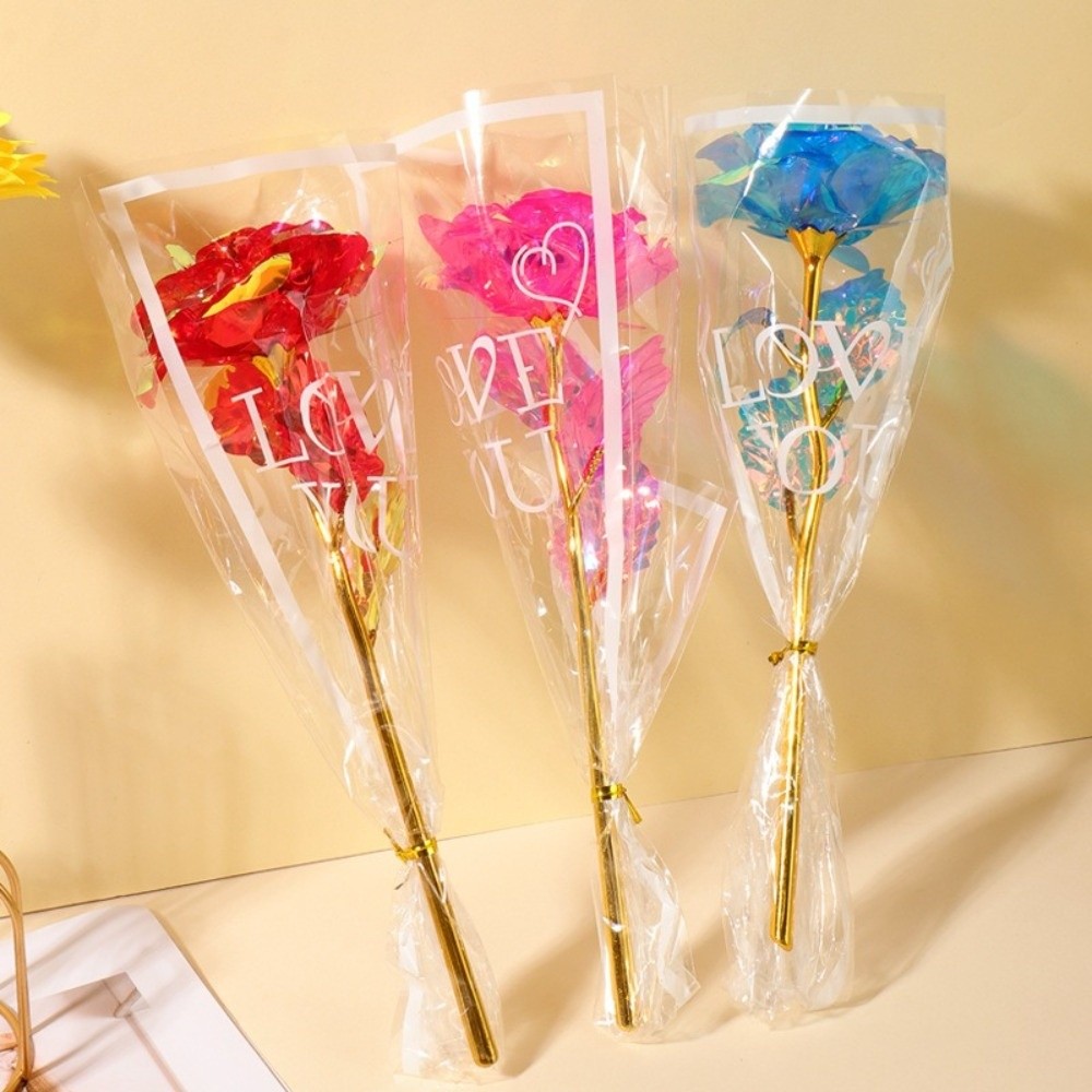 Glowing Gold Foil Rose Flower  - огляд і ціна Photography Artificial Lighting