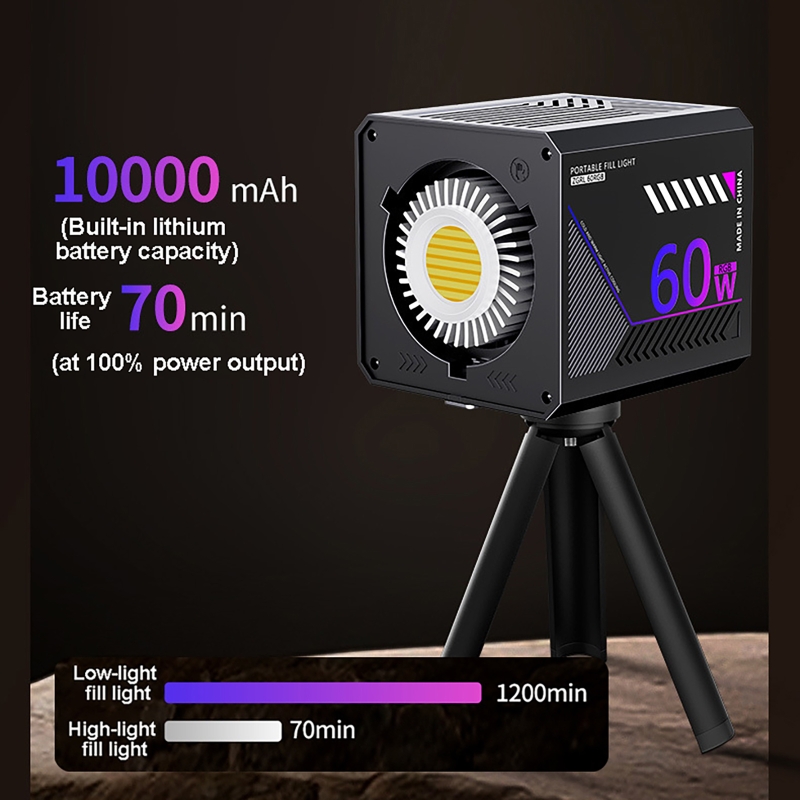 60W RGB Video Light Portable L - огляд і ціна Photography Lighting Product