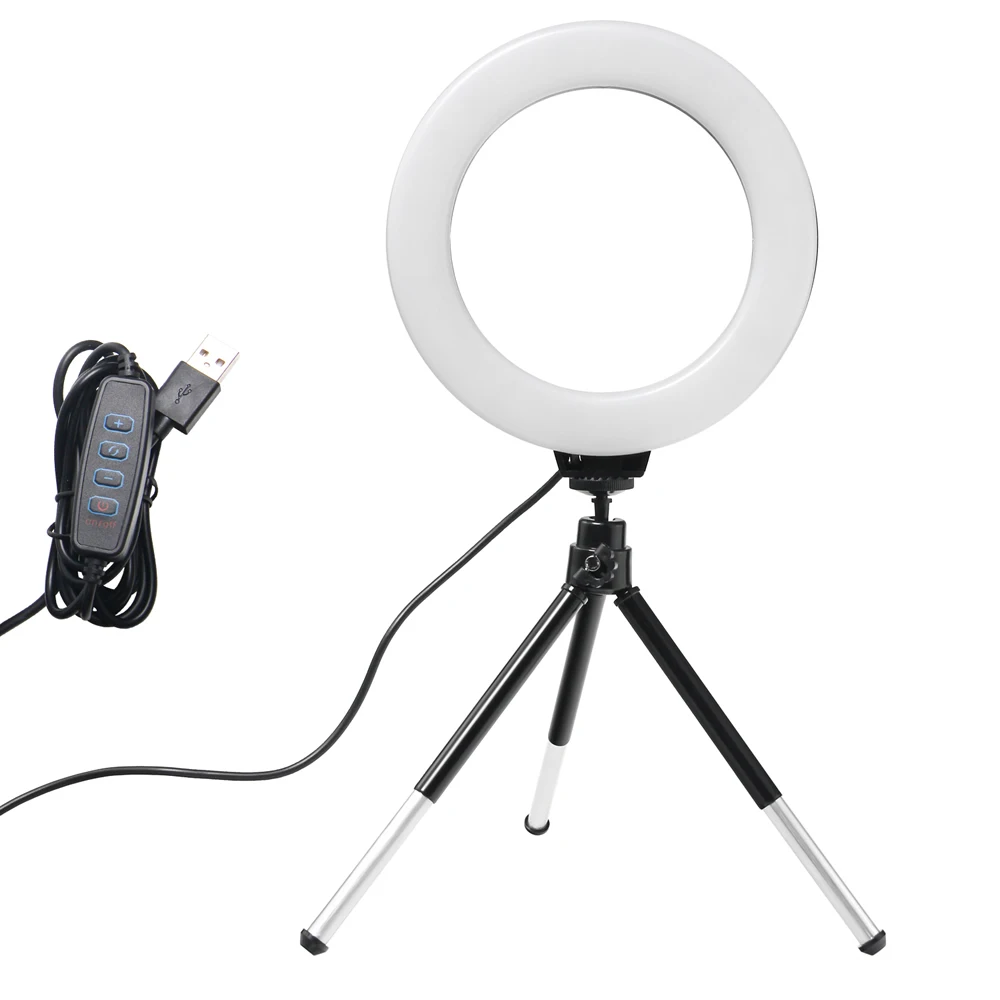 6 Inch Mini Selfie Ring Light  - огляд і ціна Photography Lighting Youtube